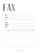 Basic Fax Large Print