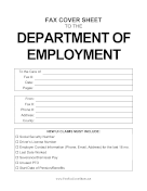 Department of Employment New Claim
