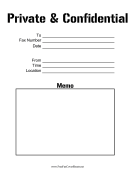 Private And Confidential