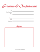 Private And Confidential  Script