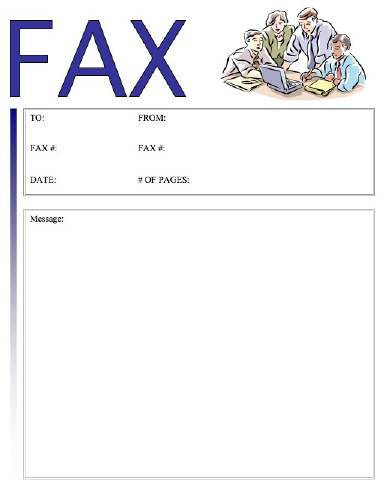 Meeting Fax Cover Sheet
