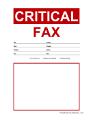 Critical Fax Color