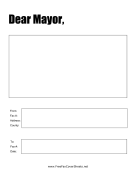 Dear Mayor
