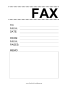 Fax Large Font