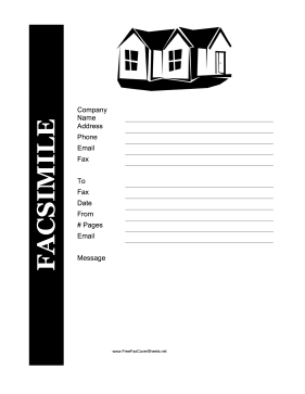 Real Estate Fax Cover Sheet