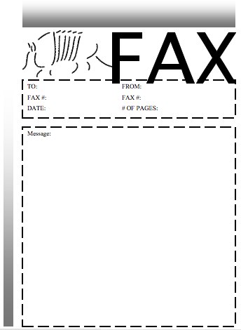 Armadillo Fax Cover Sheet