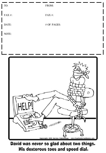 Cartoon #12 Fax Cover Sheet
