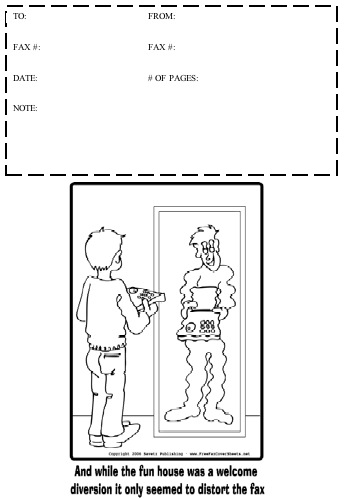 Cartoon #13 Fax Cover Sheet