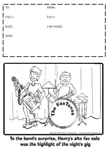 Cartoon #9 Fax Cover Sheet