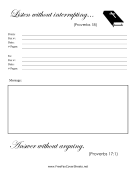 Bible Fax Cover