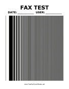 Fax Test Multiburst