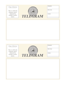 Half Page Telegram