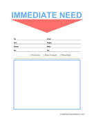 Immediate Need Fax Color