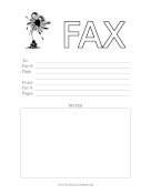 Inkwell fax cover sheet