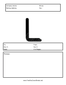Monogram Fax Cover L