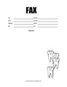 Orthodontist fax cover sheet