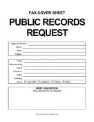 Public Records Request