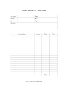 Service Invoice Fax