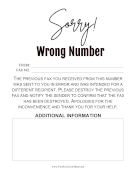 Sorry Wrong Number