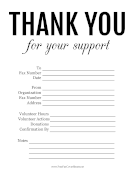 Thank You For Support