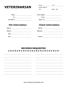 Vet Medical Records