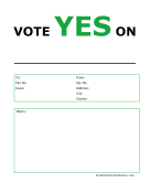Vote Yes Color